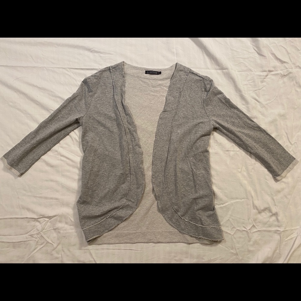 O’Nommo Women’s Grey Open Front Cardigan